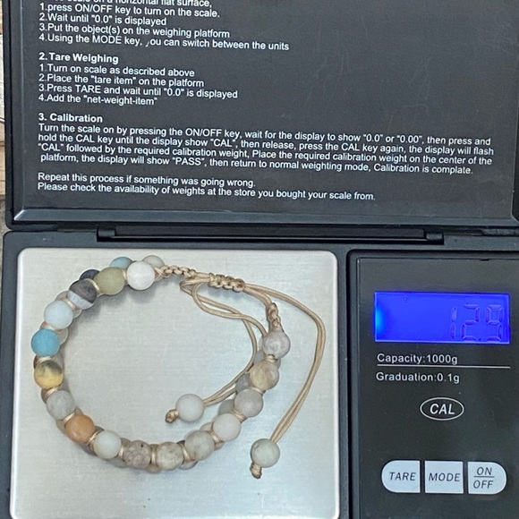 Natural Stones Braided Adjustable Boho Stackable Cord Bracelet - Picture 8 of 8